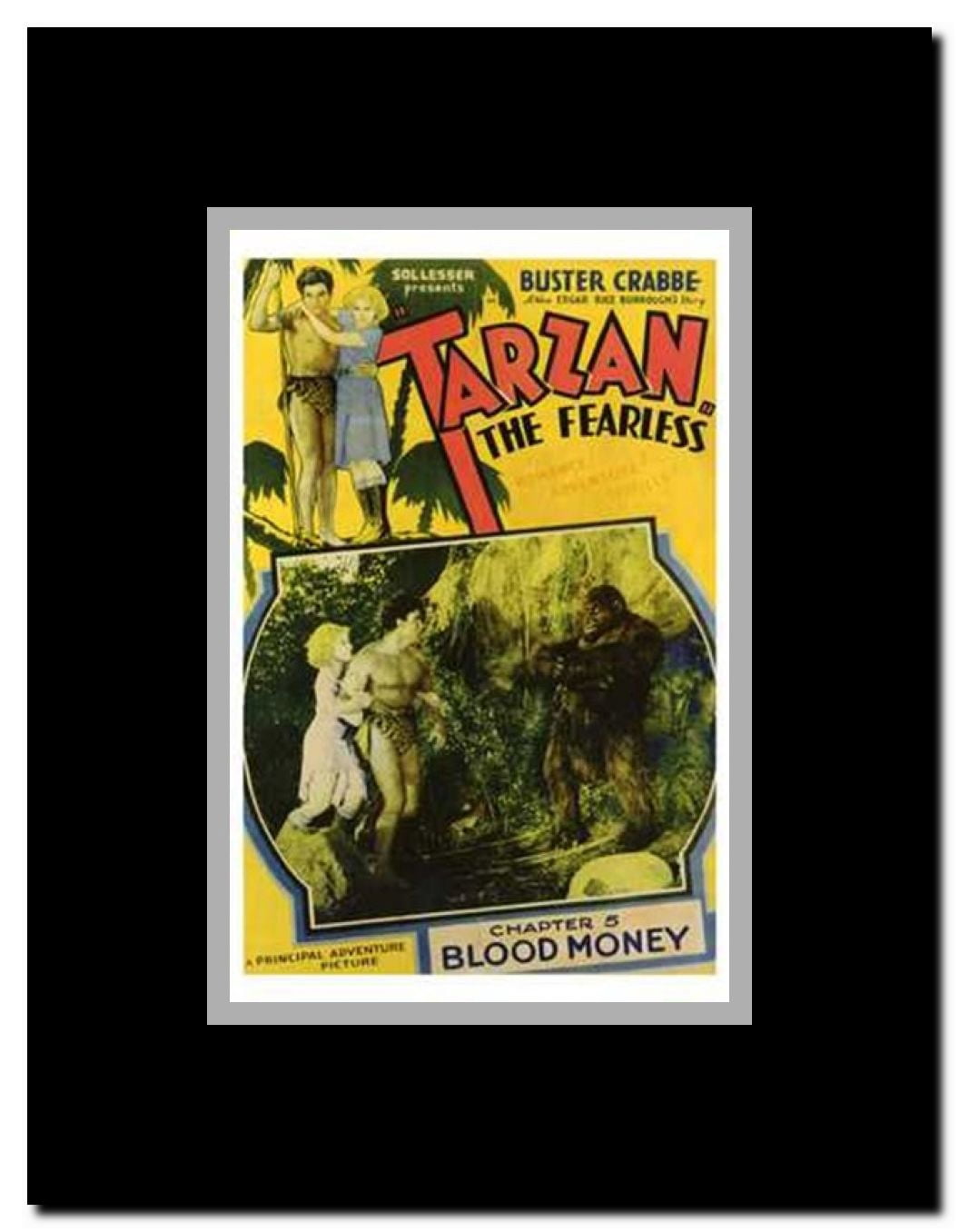 Tarzan the Fearless c.1933 Framed Movie Poster