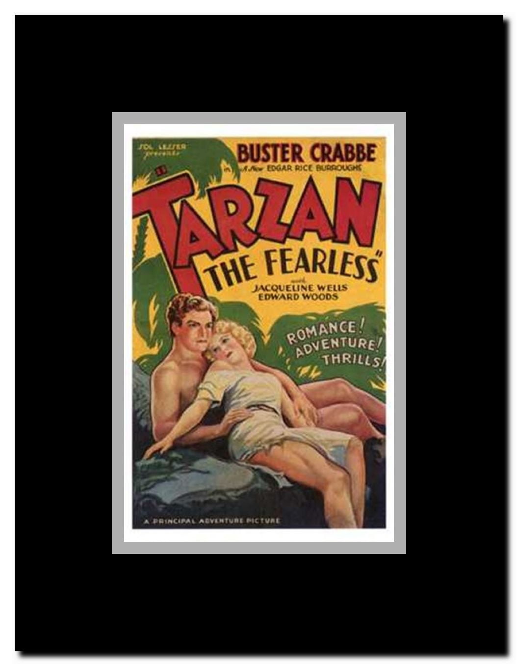 Tarzan the Fearless c.1933 Framed Movie Poster