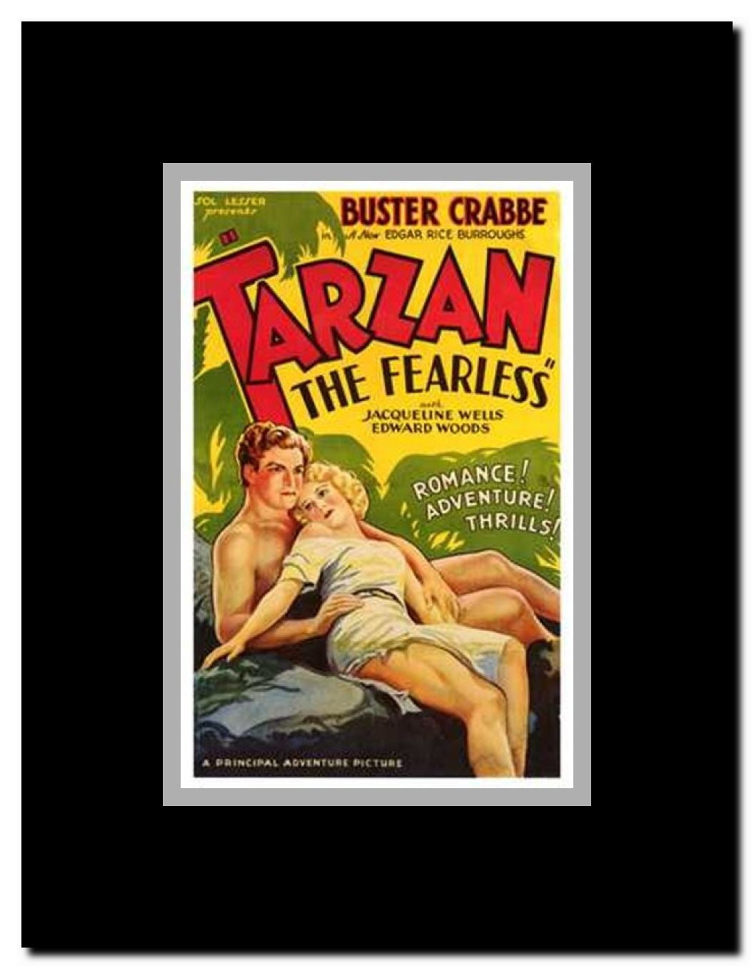 Tarzan the Fearless c.1933 Framed Movie Poster