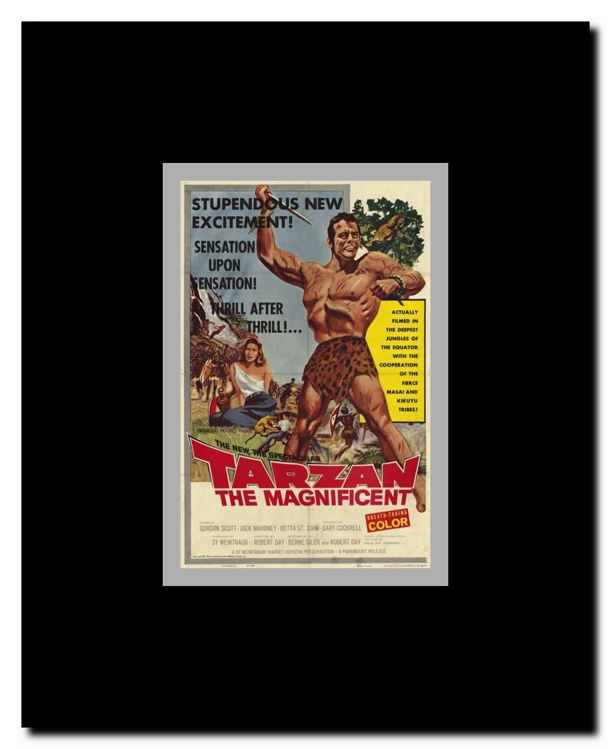Tarzan the Magnificent c.1960 Framed Movie Poster