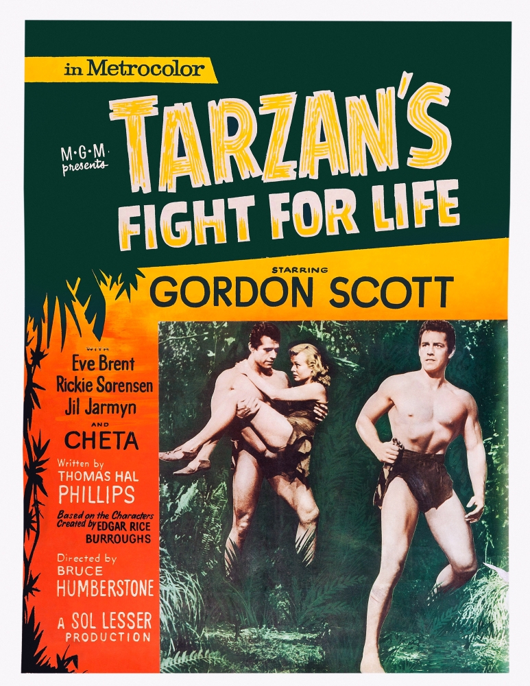 TarzanS Fight For Life U Canvas Art - (11 x 17)