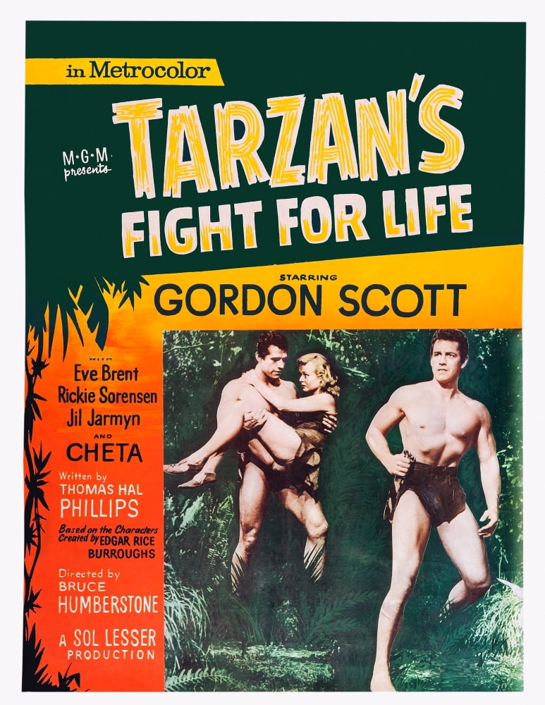 TarzanS Fight For Life U Canvas Art - (24 x 36)