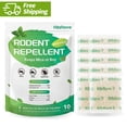 thumbnail image 1 of Tasajee 10-Pack Peppermint Oil Mice Repellent for House - Deters Rats, Squirrels & Rodents. Safe Indoor Use Pouches for Effective Pest Control Rodent Repellent, 1 of 8