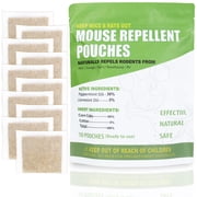 Tasajee 10 Pouches Rodent Repellent - Mice Repellent Indoor/Outdoor - Moth Balls for Rodents, Mouse Repellent Peppermint, Keep Mice Away, Peppermint to Repel Mice and Rats, Rat Repellent for House