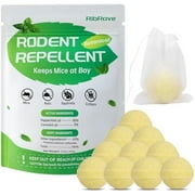Tasajee 20 Packs Rodent Repellent Peppermint Oil to Repel Mice and Rats Mint Mice Repellent for Indoor & Outdoor to Get Rid of Mouse Rat Pest Squirrel Spider for Attic Garage RV House Light
