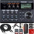 thumbnail image 1 of Tascam DP-006 6-Track Digital Pocketstudio Multi-Track Audio Recorder Bundle with 2x 32GB SDHC Memory, 2x Mophead 10-Foot TRS Cable, Tabletop Tripod, 1/4" to 3.5mm Adapter, Microfiber Cloth, 1 of 8