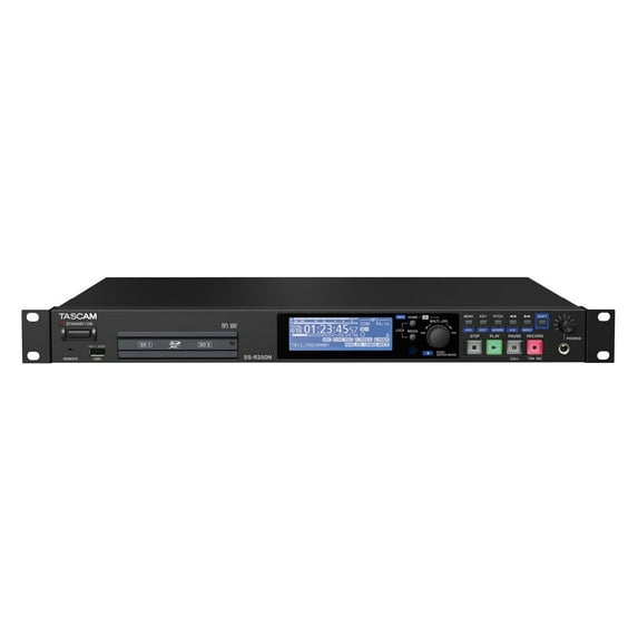 Tascam SS-R250N Solid State Memory Recorder with Networking and Dante Support (Not Included)