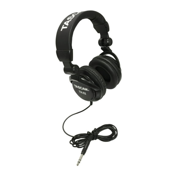 Tascam TH-02 Closed Back Studio Headphones Black