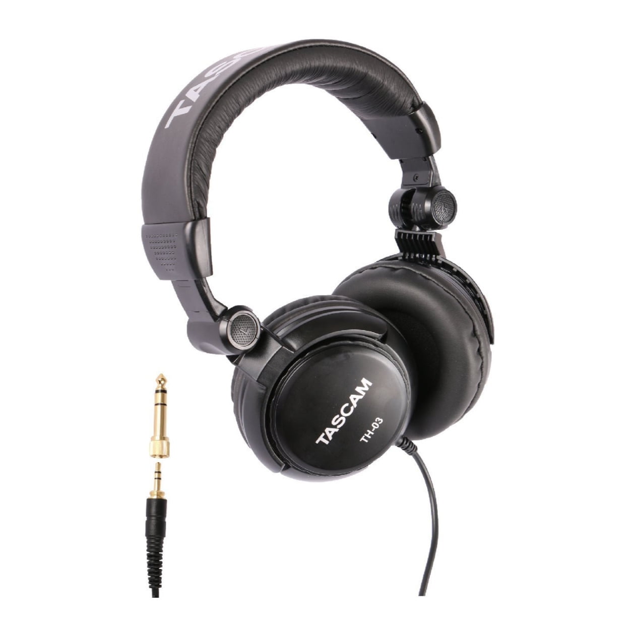 Tascam TH-03 Closed Back Over-Ear Headphones (Black)