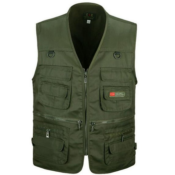Tasche Casual Fishing Vest Outdoor Photography Travel Waistcoat Jacket XL