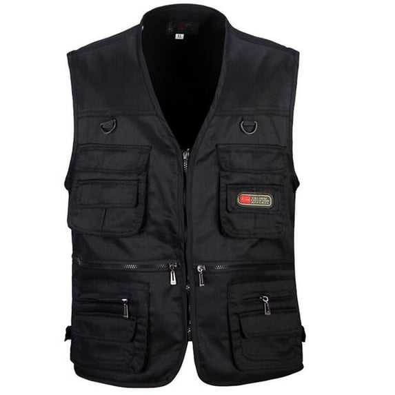 Tasche Casual Fishing Vest Outdoor Photography Travel Waistcoat Jacket XXXL