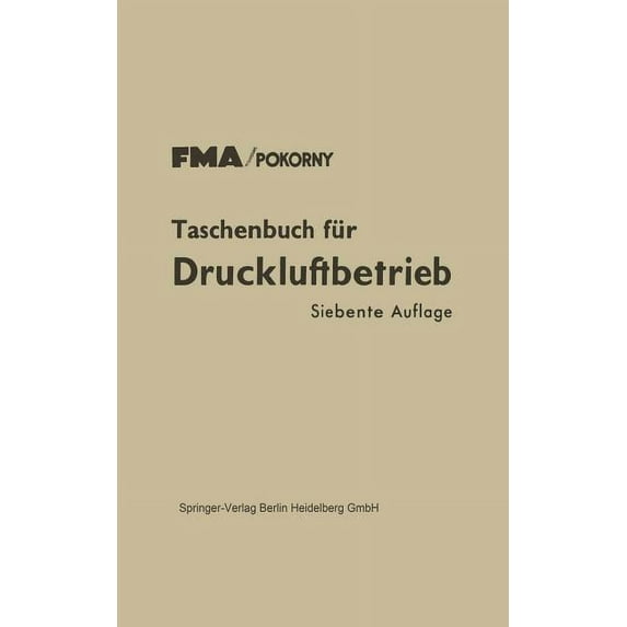 Taschenbuch Für Druckluftbetrieb, (Paperback)