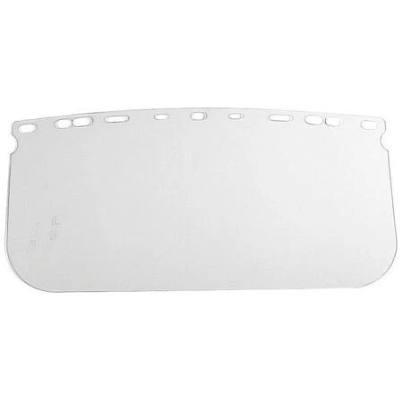 Tasco 100-04115 Clear Faceshield Visor, Clear Visor, 8" Height, Uncoated Lens,