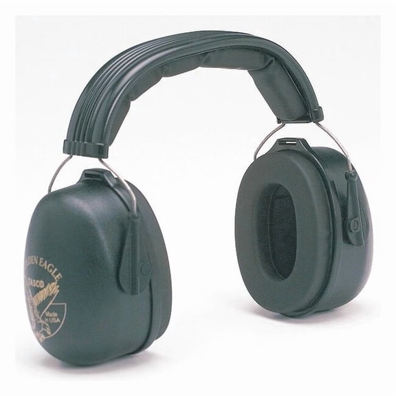 Golden Eagle Over-the-Head Ear Muffs, 29 dB NRR, Passive, General Purpose, Black