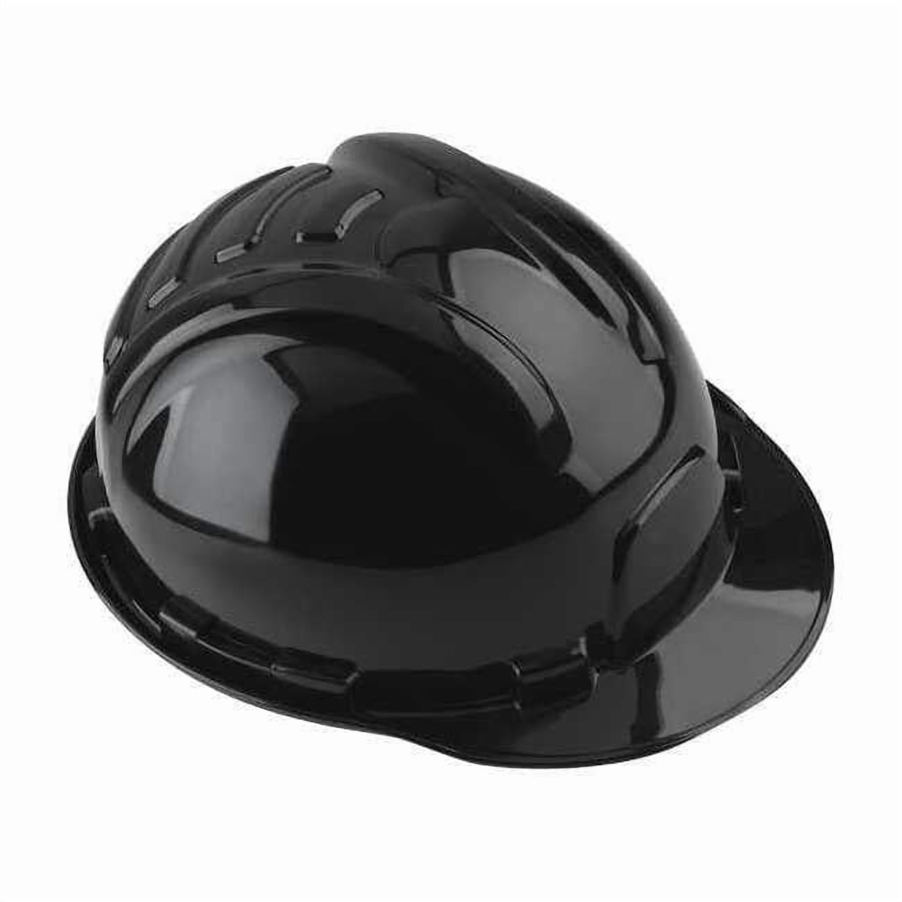 Hard Hat, Gladiator II, Polyethylene, 6 Point Ratchet, Type 1, Class E, Black 100-82000