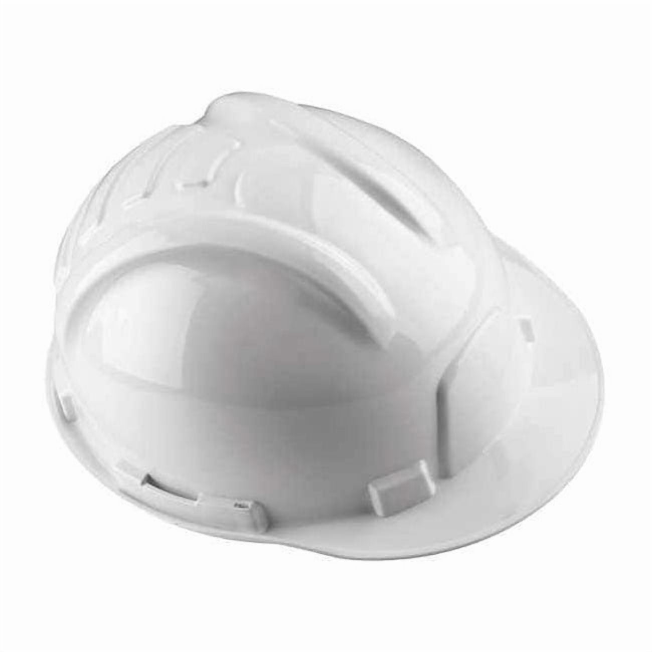 Hard Hat, Gladiator II, Polyethylene, 6 Point Ratchet, Type 1, Class E, White 100-12000