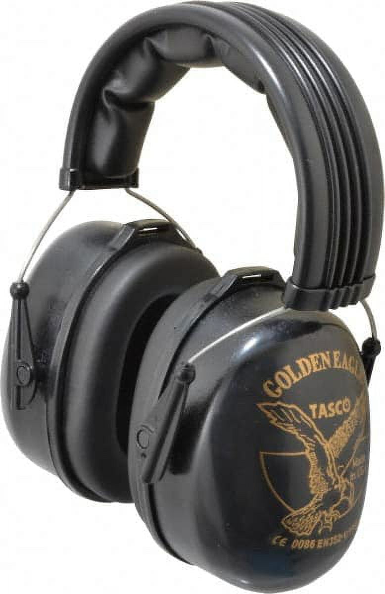 Tasco Over the Head Black Foam Cushion Earmuffs 29 NRR Rating