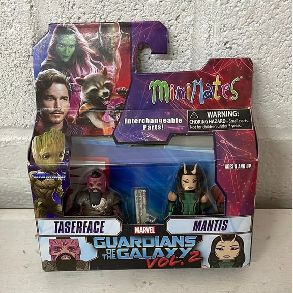 Taserface and Mantis MiniMates - Guardians of the Galaxy Vol. 2