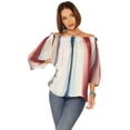thumbnail image 1 of Tasha Polizzi Women's Morroco Striped Off-Shoulder Top Multi Small  US, 1 of 3
