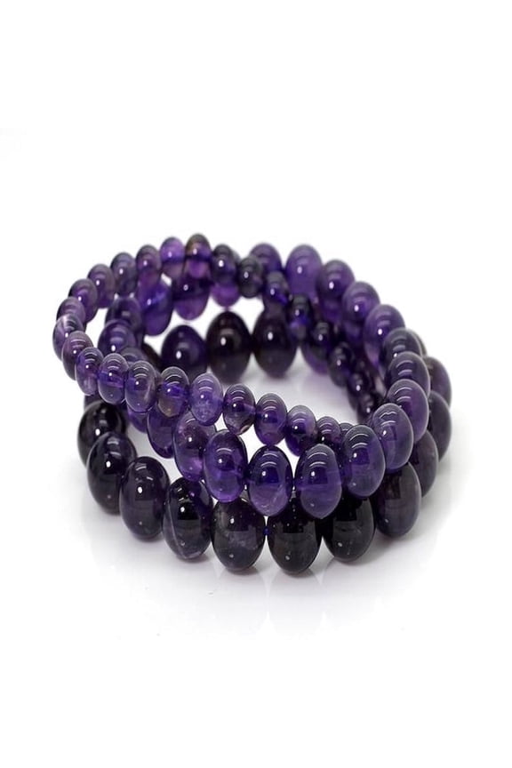 Calming, Healing Stone Bracelet, Purple