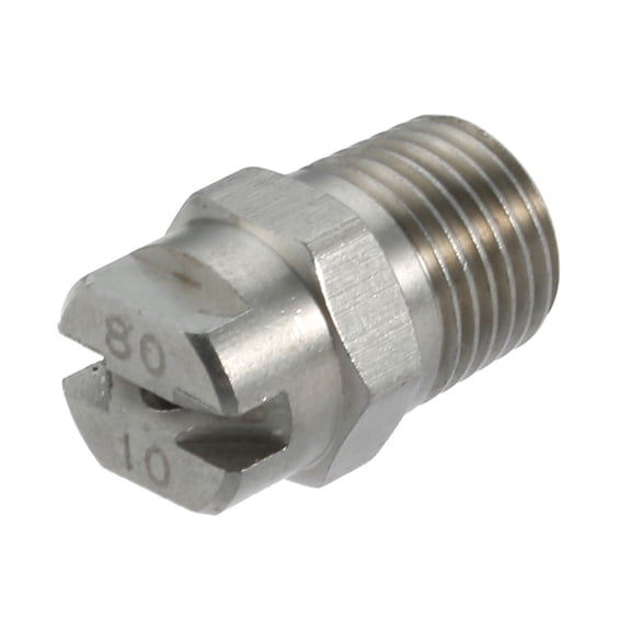 Tasharina 1/4BSP 2mm Orifice Spray Dia 80 Degree Stainless Steel Flat Fan Spray Tip