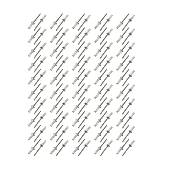 Tasharina 4mmx16mm Aluminum Countersunk Head Closed End Blind Rivets Fastener 100Pcs