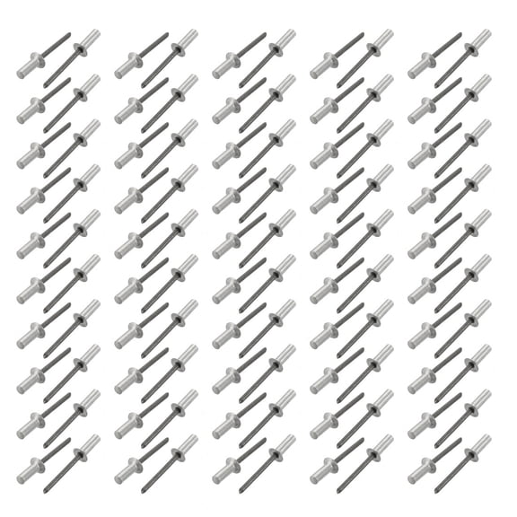 Tasharina 5mmx15mm Aluminum Countersunk Head Closed End Blind Rivets Fastener 100Pcs