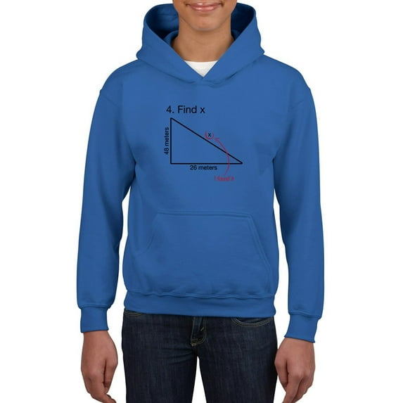 Task: Find The X Hoodie Juniors -Smartprints Designs, Large