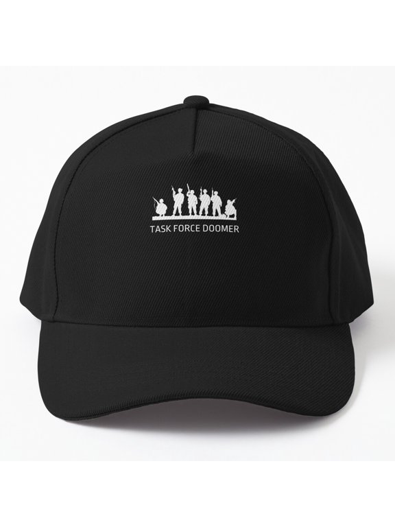 Task Force Doomer Soldiers Baseball Hat, Tactical Team Character Graphic Design, Classic Cap