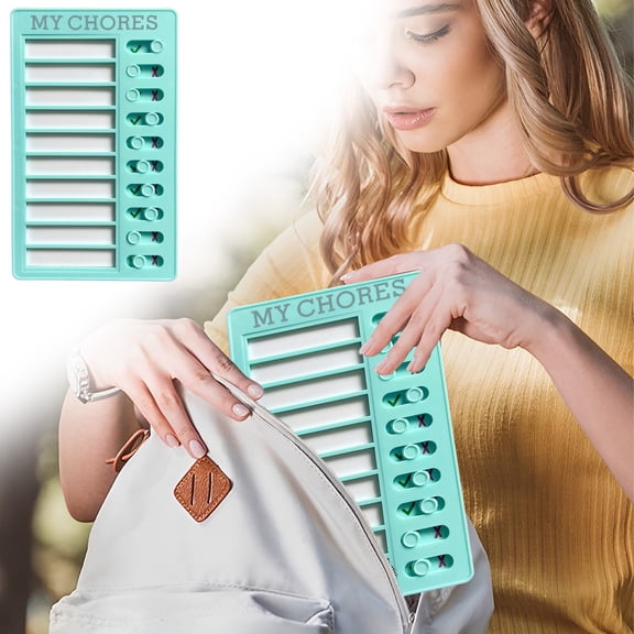 Task Planning Board, Sliding Routine Chart to Do List, Daily Chore Chart for Adults, Portable Daily Routine Planner, ADHD Organization Task Board