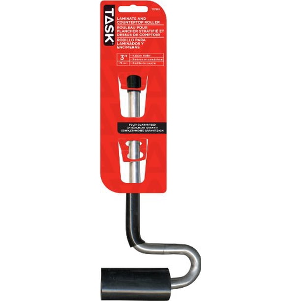 Task Tools T37350 Laminate & Countertop Roller – 12 Inch Rubber J-Roller For Smoothing Laminate, Veneer & Countertops