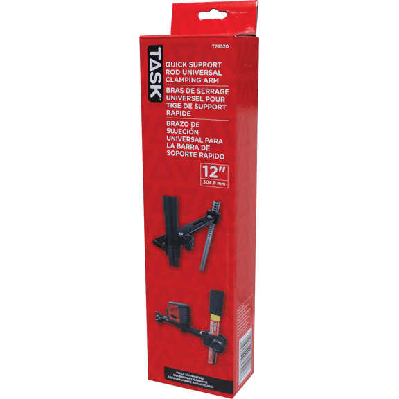Task Universal Clamping Mount for Quick Support Rod - Pack of 2 Residential Use, Standard Application