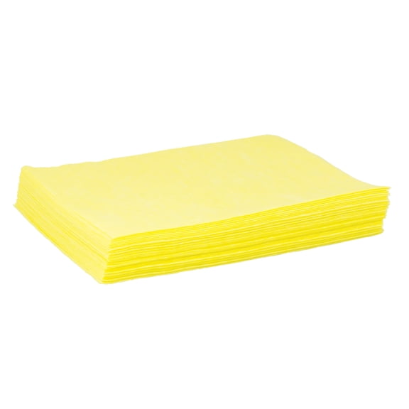 Taskbrand Mineral Oil Treated Dusters (Case of 400), Quarter-Fold, Medium Duty, Specially Treated to Attract and Hold Dust, 12" x 17", Yellow