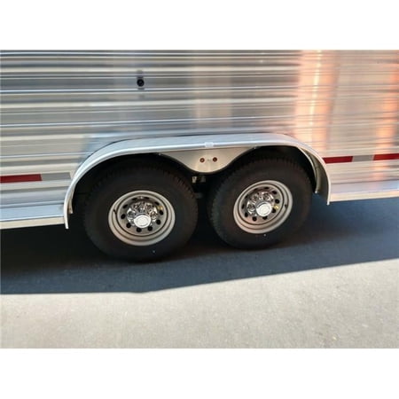 Taskmaster ADB16R8SMM 16 x 6 in. Heavy Duty Trailer Steel Wheel, Gray