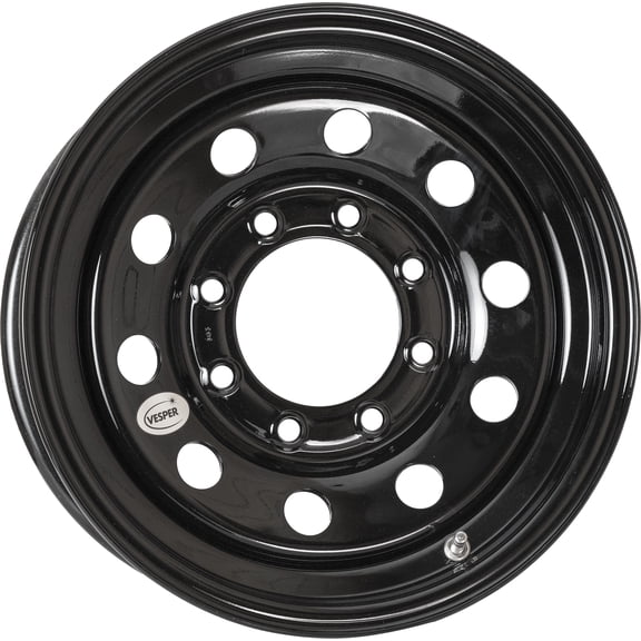 Taskmaster Steel Heavy Duty Trailer Wheel Rim 16x6 8x6.5 Black Mod
