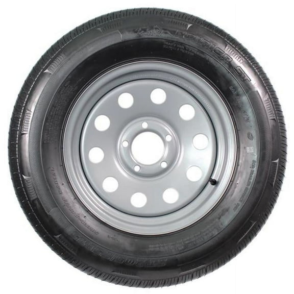 Taskmaster TMC-1014DB6014 ST205-75R15D Load Range 5-5 Modular Wheel, Silver