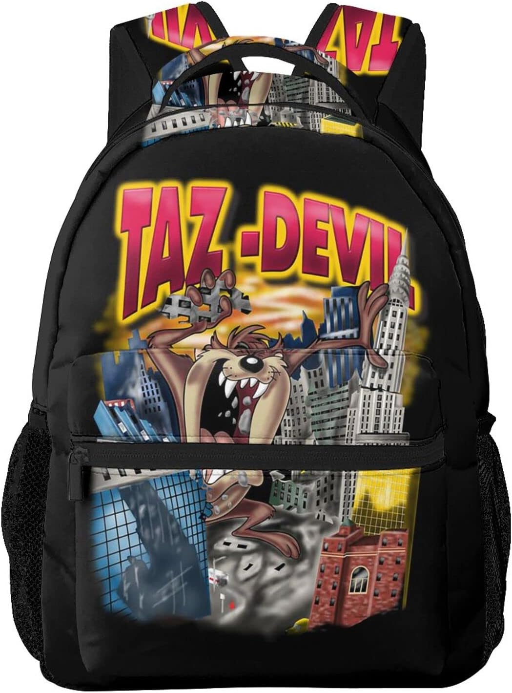 Tasmanian Cartoon Devil Taz Anime Laptop Bag Cartoon Backpack Casual ...