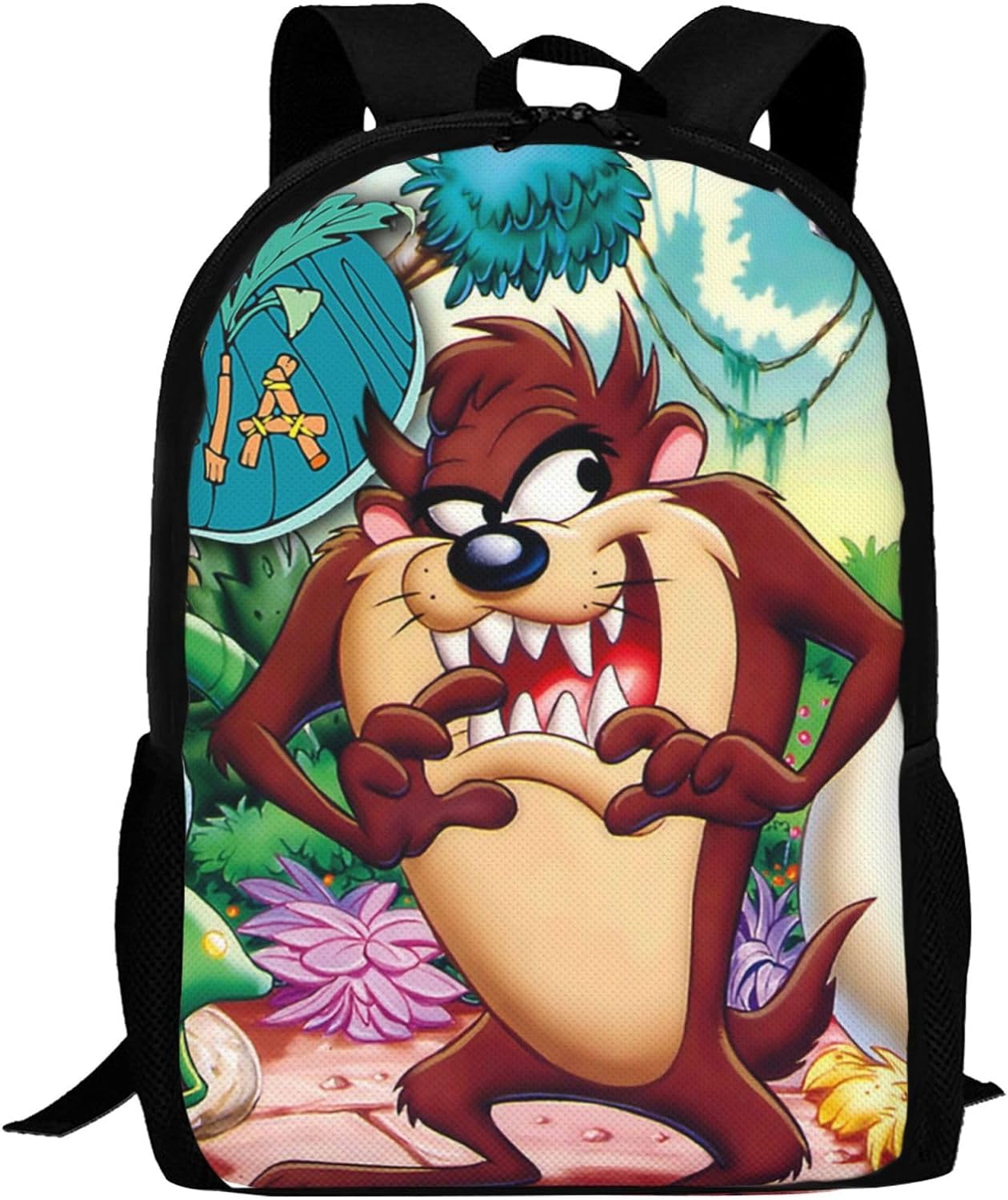 Tasmanian Cartoon Devil Taz Anime Laptop Bag Cartoon Backpack Casual ...