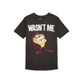 thumbnail image 1 of Tasmanian Devil Boys Wasn’t Me Graphic Tee with Short Sleeves, Sizes 4-18, 1 of 3