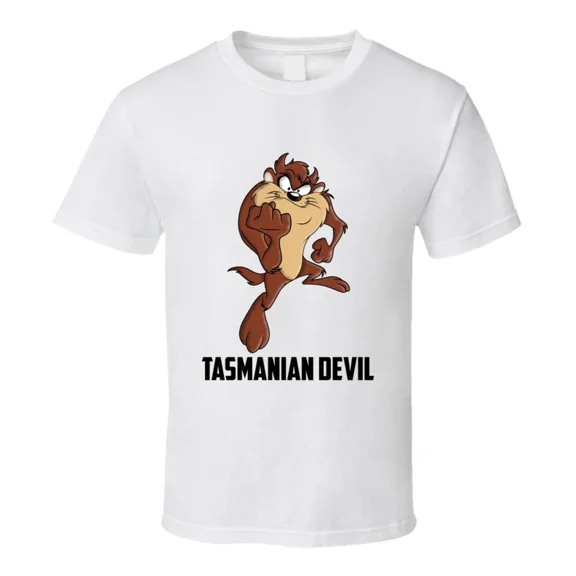 Tasmanian Devil Cartoon Character Cool Fan T Shirt