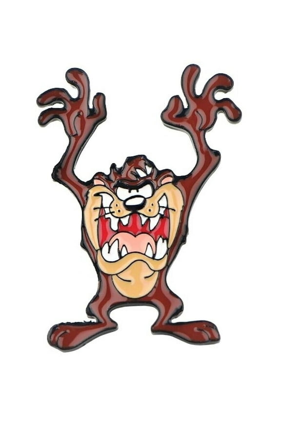 Tasmanian Taz Character 1.5 Inches Tall Enamel Metal Pin