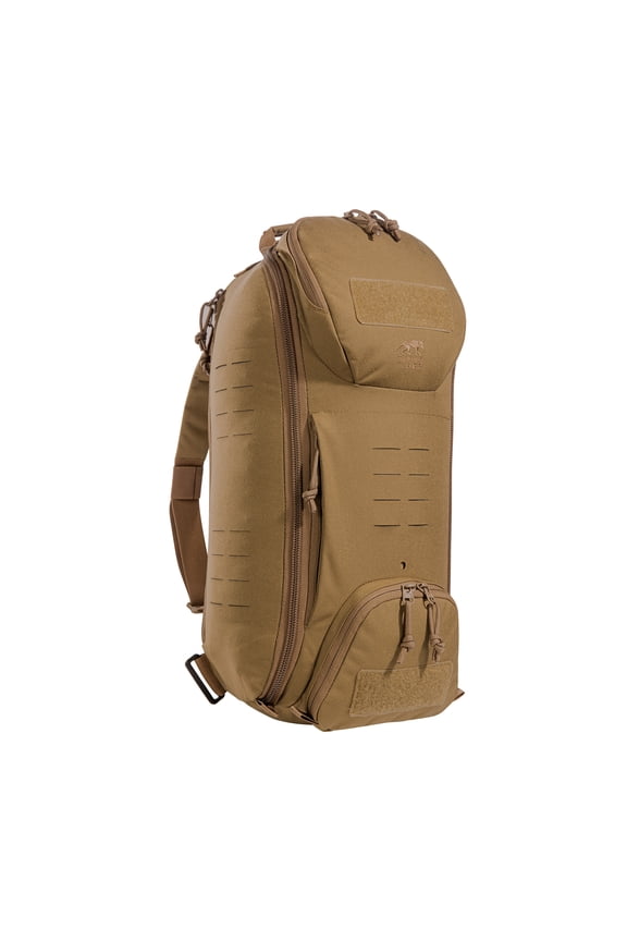 Modular Sling Pack 20, Sling Bag with MOLLE, YKK Zippers, Hydration Compatible, Coyote