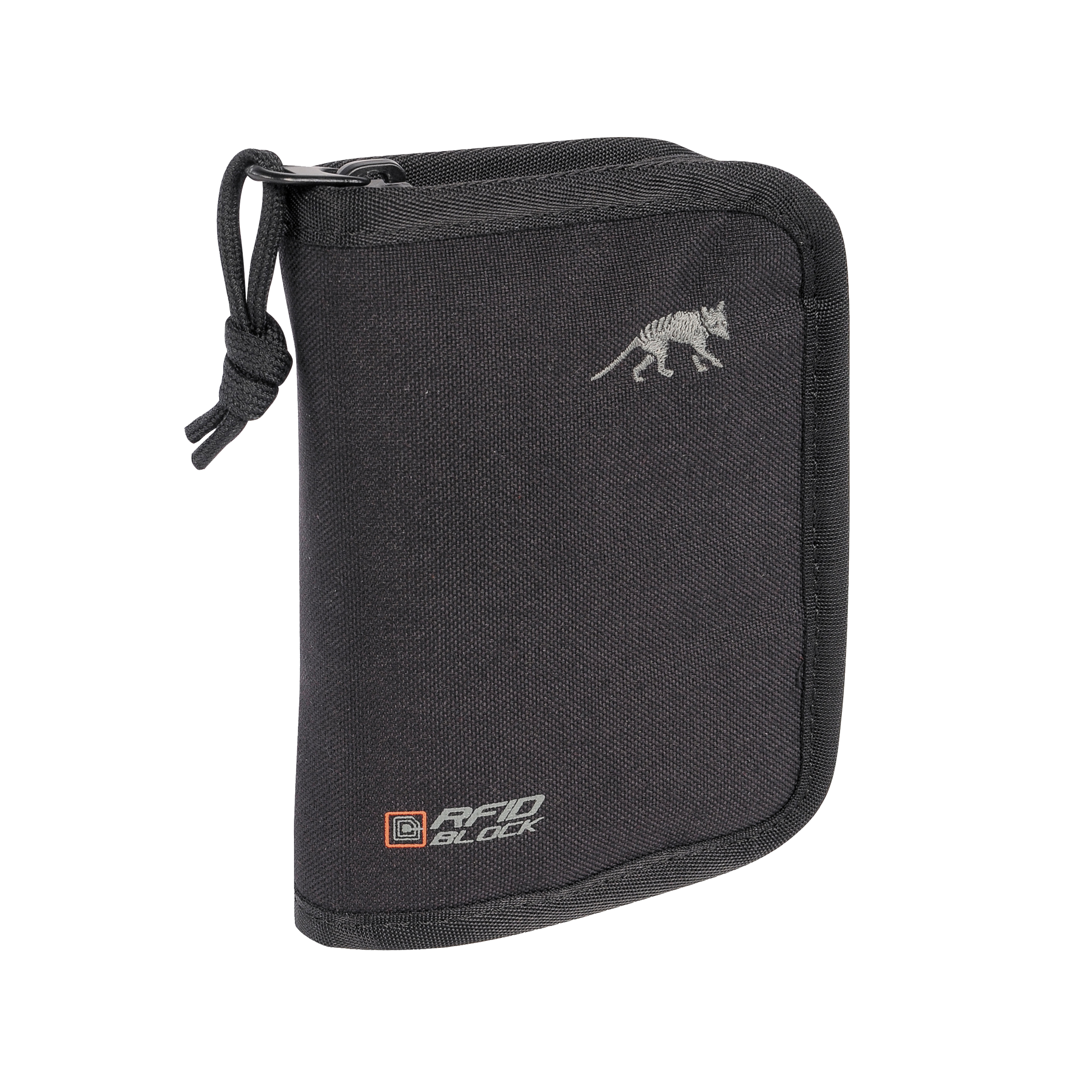 Tasmanian Tiger RFID Blocking Mil Wallet, Cryptalloy, Cordura 700D, YKK Zipper, Black