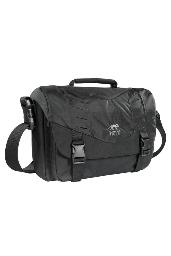 Tac Case S, Compact Undercover Briefcase, Messenger Bag, MOLLE System, YKK Zippers, Black