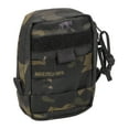 thumbnail image 1 of Tasmanian Tiger Tac Pouch 1 Vertical, Tactical MOLLE System Loops with YKK Zippers, Multicam Black, 1 of 3