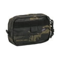 thumbnail image 1 of Tasmanian Tiger Tac Pouch 4, Tactical MOLLE System Loops with YKK Zippers, Multicam Black, 1 of 3