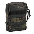 thumbnail image 1 of Tasmanian Tiger Tac Pouch 5, Tactical MOLLE System Loops with YKK Zippers and Waterproof Rain Cover, Multicam Black, 1 of 3