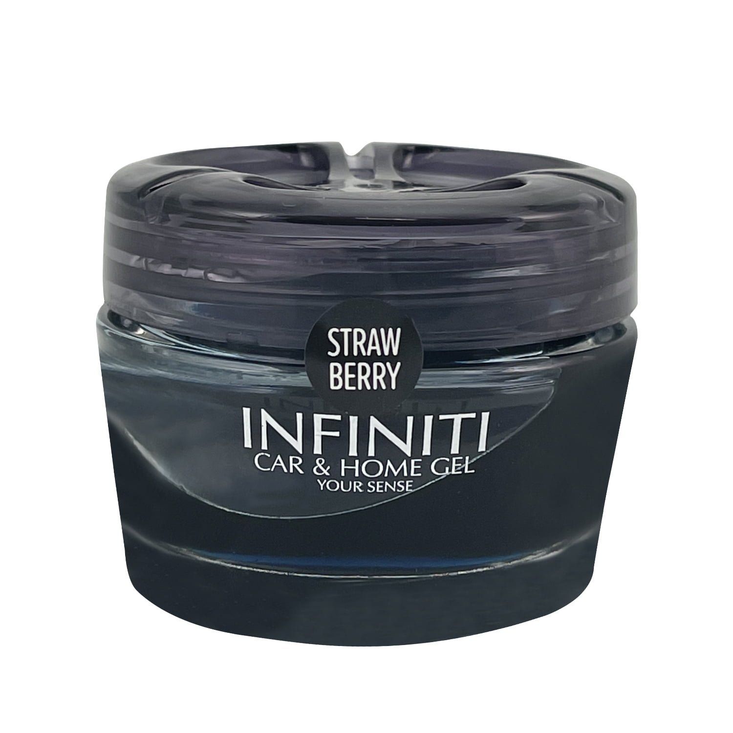 Tasotti Car Gel Perfume, Best Car Air Freshener and Car Odor Eliminator with Long Lasting Fragrance, Infiniti Car Gel Collection, Strawberry