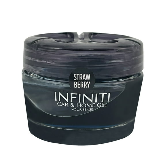Tasotti Car Gel Perfume, Best Car Air Freshener and Car Odor Eliminator with Long Lasting Fragrance, Infiniti Car Gel Collection, Strawberry