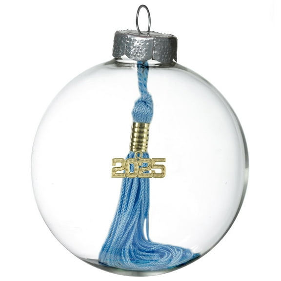 Tassel Depot 2025 Graduation Ornament - Over a Hundred Colors Available - Aqua